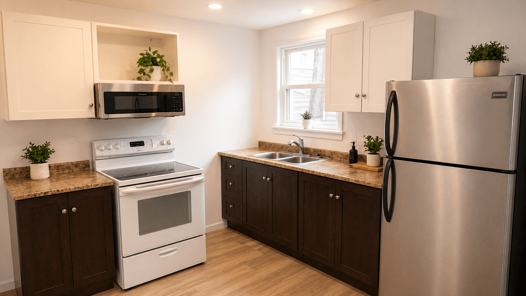Modern Kitchen with Stainless Steel Appliances at Modern 1-Bedroom Condo in Hintonburg, Ottawa – Prime Location, a 1 bedroom rental in 4 Armstrong Street, Ottawa, ON, listed for $1,795 per month