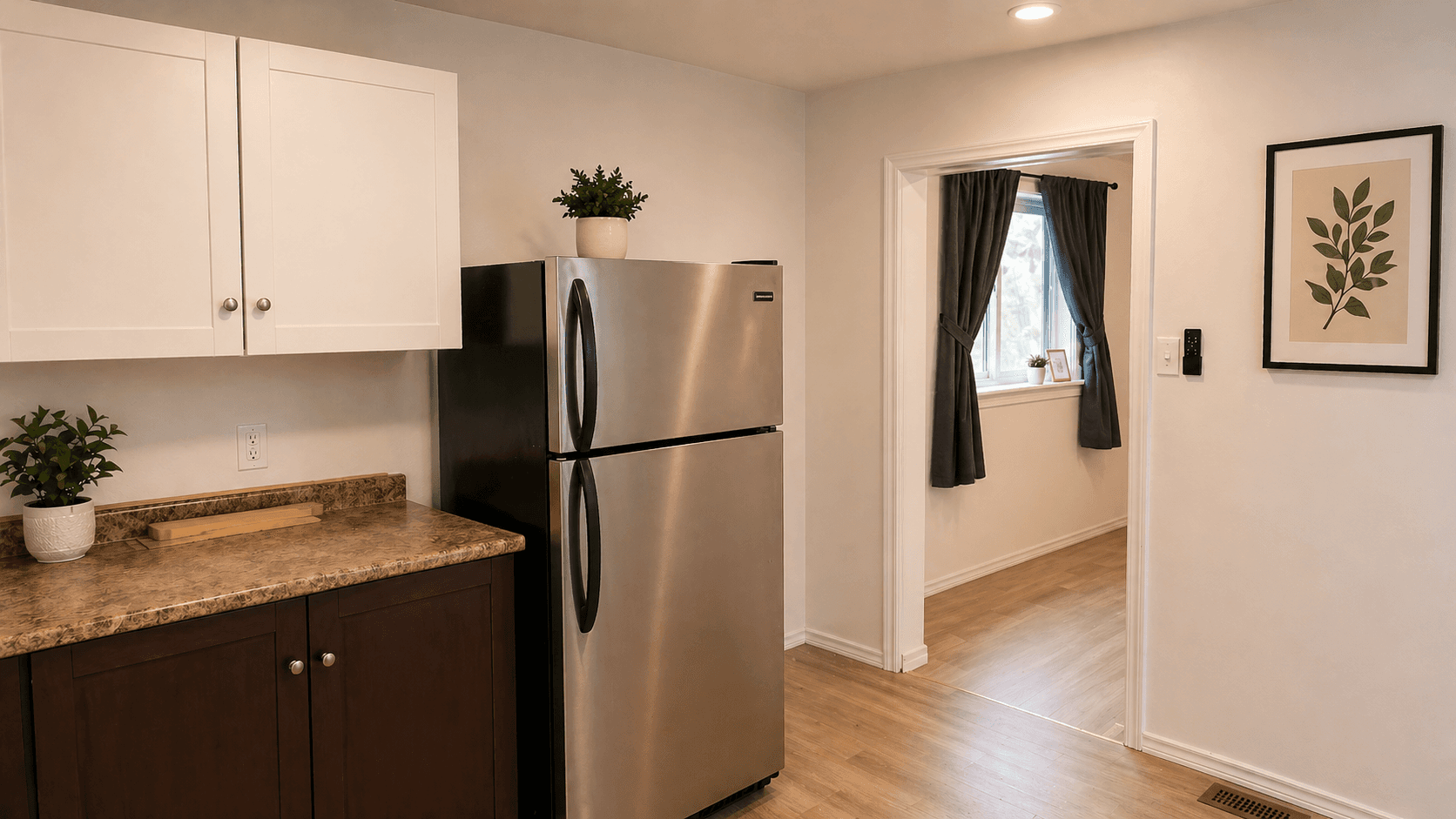 Modern Kitchen with Stainless Steel Appliances at Modern 1-Bedroom Condo in Hintonburg, Ottawa – Prime Location, a 1 bedroom rental in 4 Armstrong Street, Ottawa, ON, listed for $1,795 per month